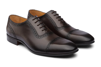 ATHENS - BROWN LEATHER SHOES