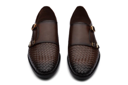 AMSTERDAM - CHESTNUT BROWN LEATHER SHOES