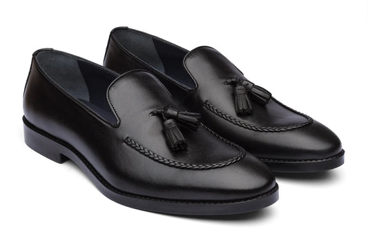 BUDAPEST - BLACK LEATHER SHOES