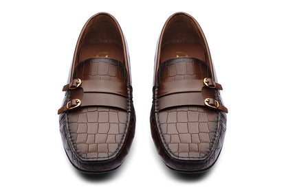 PRAGUE - CHESTNUT BROWN LEATHER SHOES