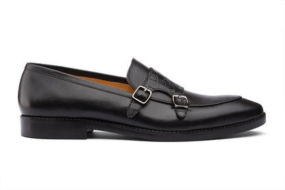 WESSEX - BLACK LEATHER SHOES
