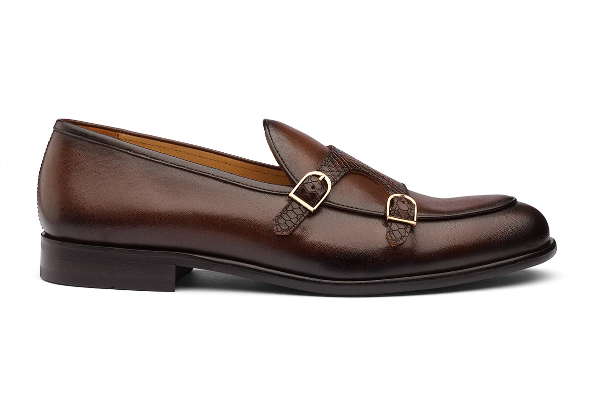 VALENCIA - CHESTNUT BROWN LEATHER SHOES