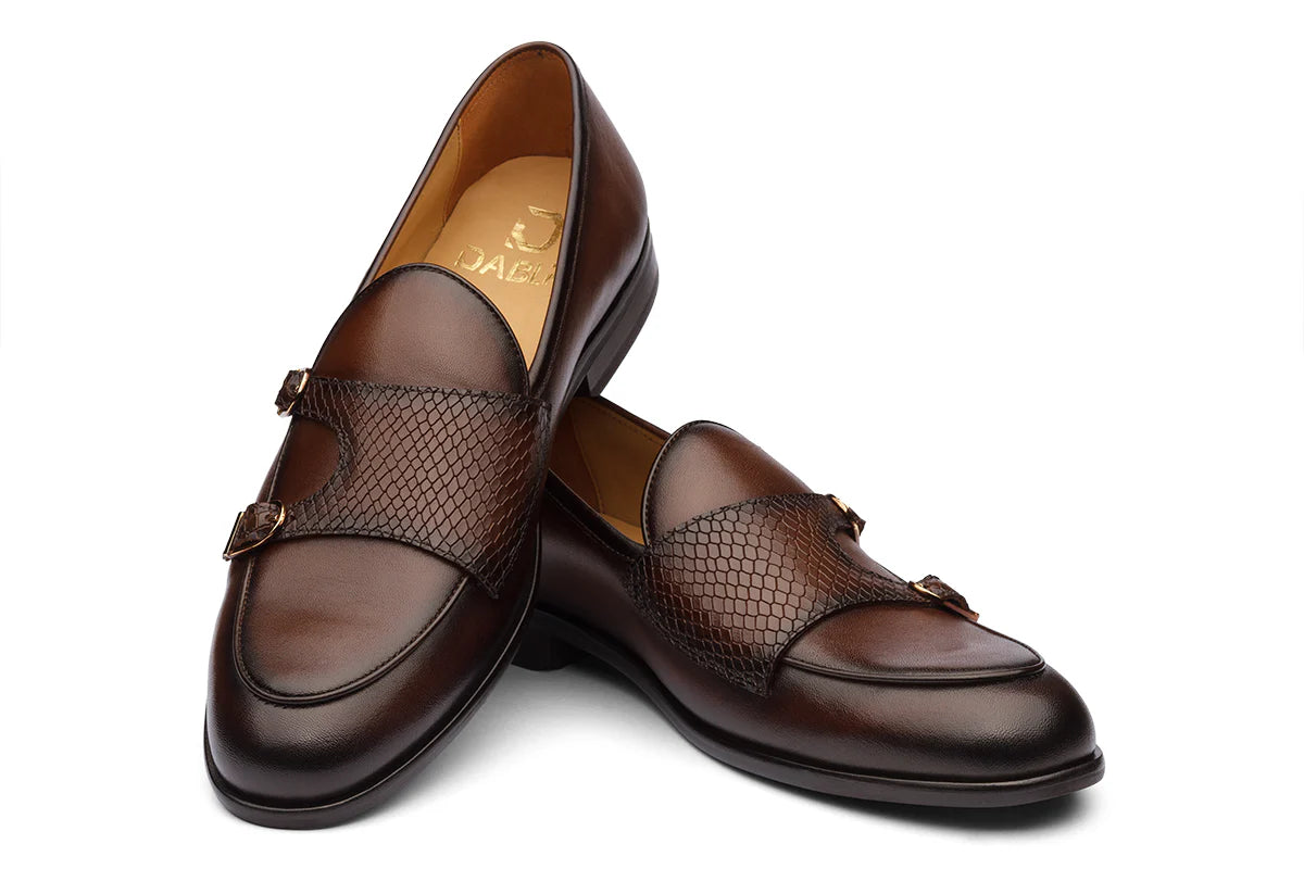 VALENCIA - CHESTNUT BROWN LEATHER SHOES