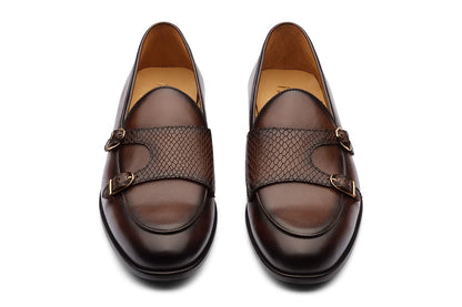 VALENCIA - CHESTNUT BROWN LEATHER SHOES