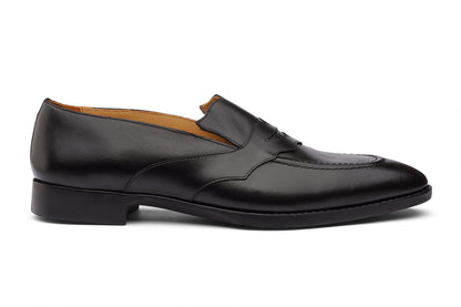 BRISTOL - BLACK LEATHER SHOES