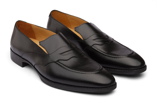 BRISTOL - BLACK LEATHER SHOES