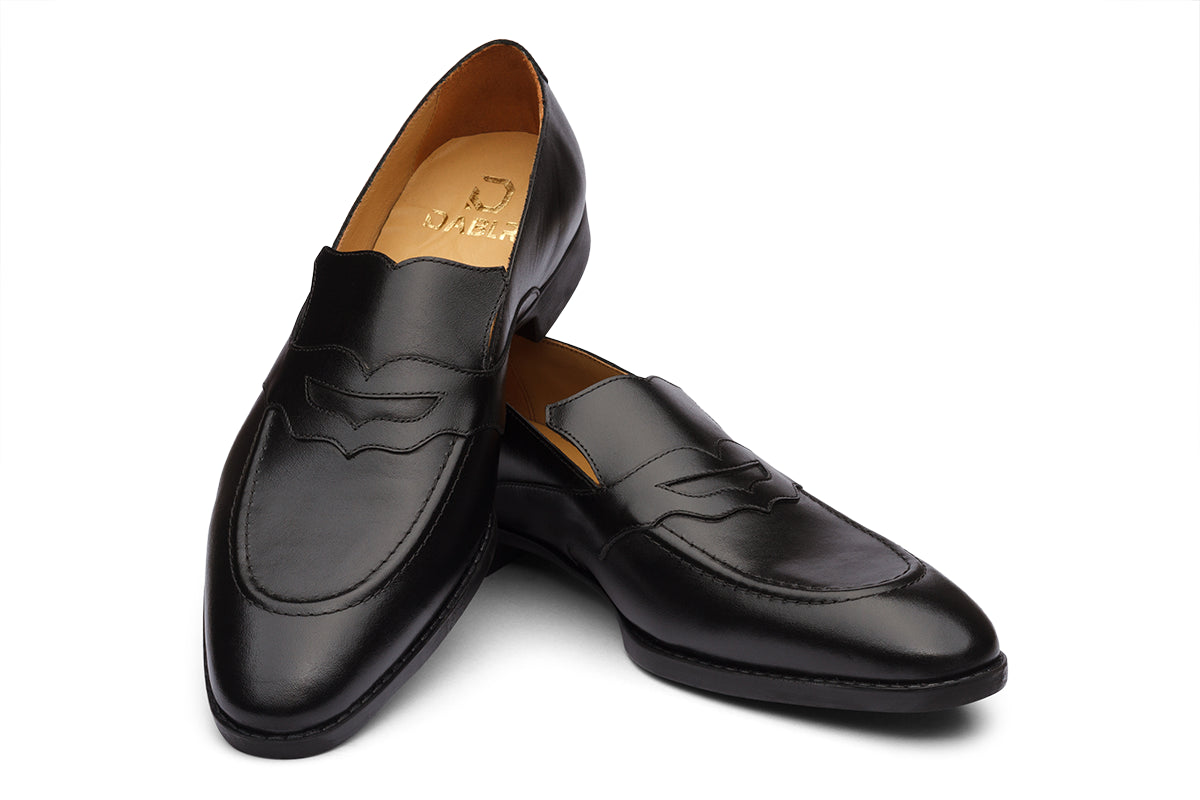 BRISTOL - BLACK LEATHER SHOES