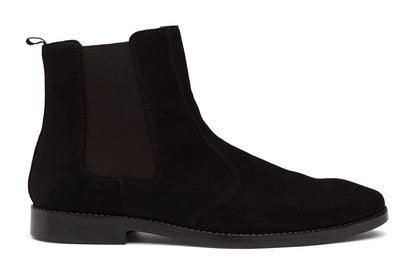 BOLTON - BLACK SUEDE LEATHER CHELSEA BOOT