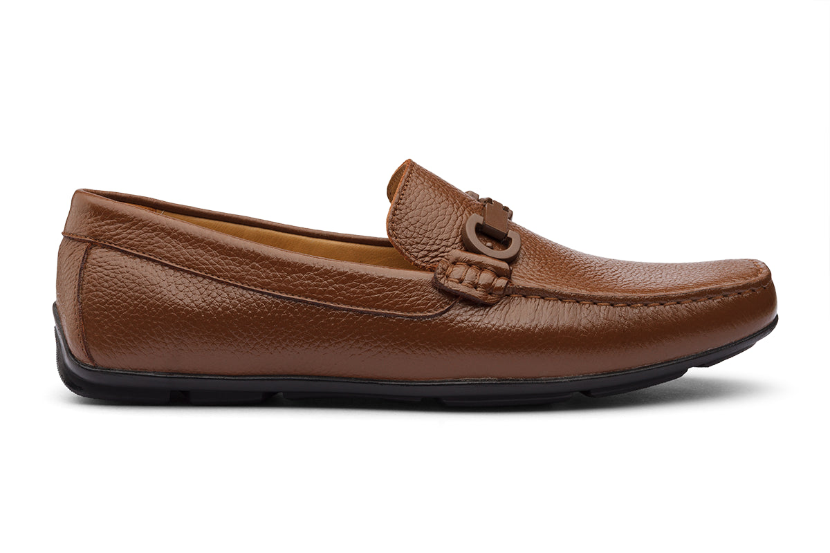 SOUTHWEST - CHESTNUT MILLED LEATHER SHOES