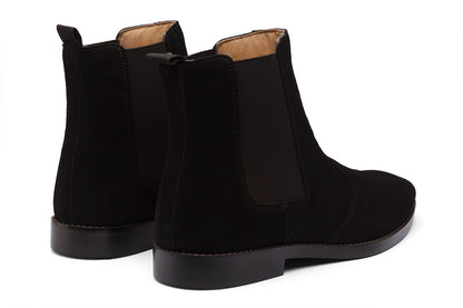 BOLTON - BLACK SUEDE LEATHER CHELSEA BOOT