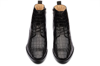 CARDIF - BLACK LEATHER BOOT
