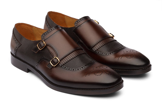 SOUTHAMPTON - CHESTNUT BROWN LEATHER SHOES