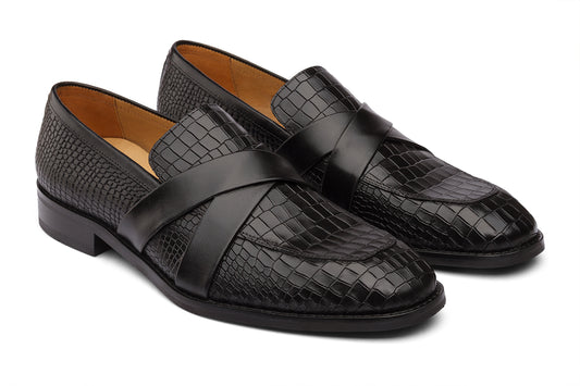 BOLOGNA - BLACK LEATHER SHOES