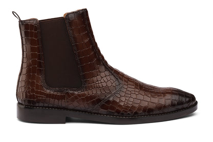 BOLTON - CHESTNUT BROWN LEATHER CHELSEA BOOT