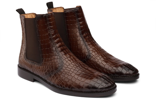 BOLTON - CHESTNUT BROWN LEATHER CHELSEA BOOT